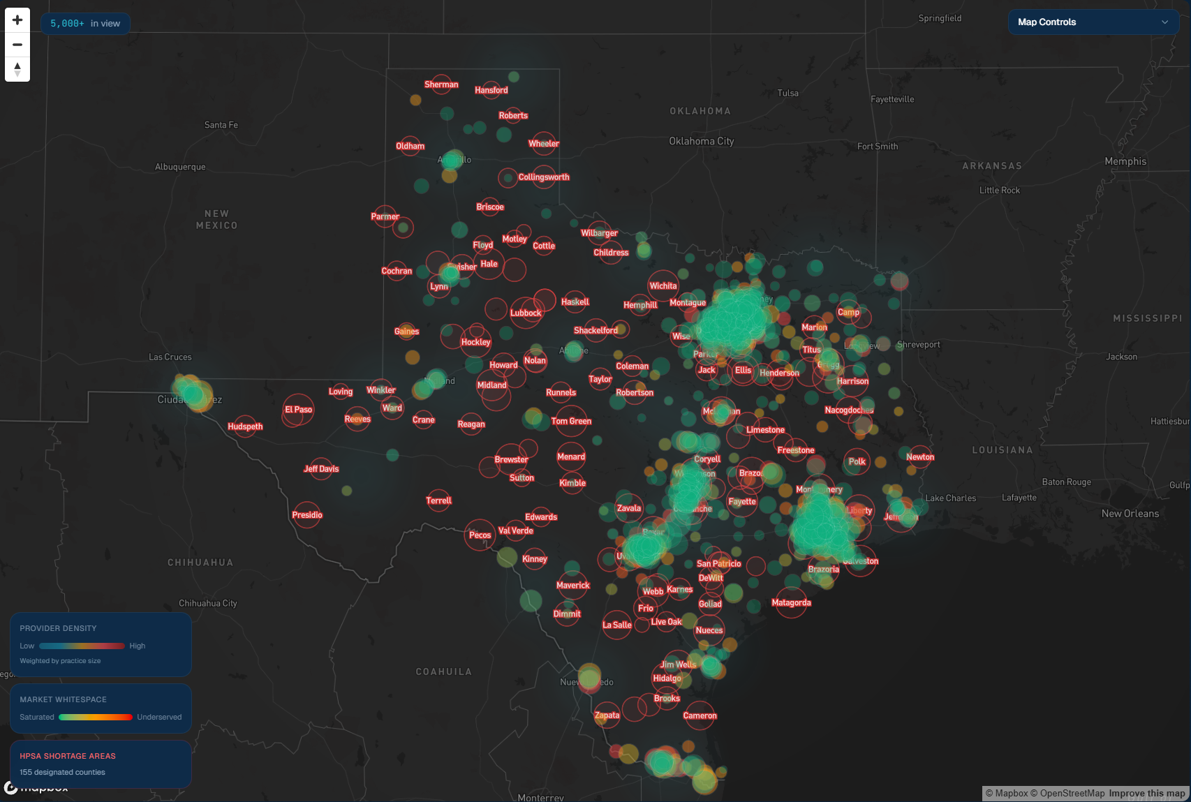 Screenshot of ProviderSignal State Overview dashboard